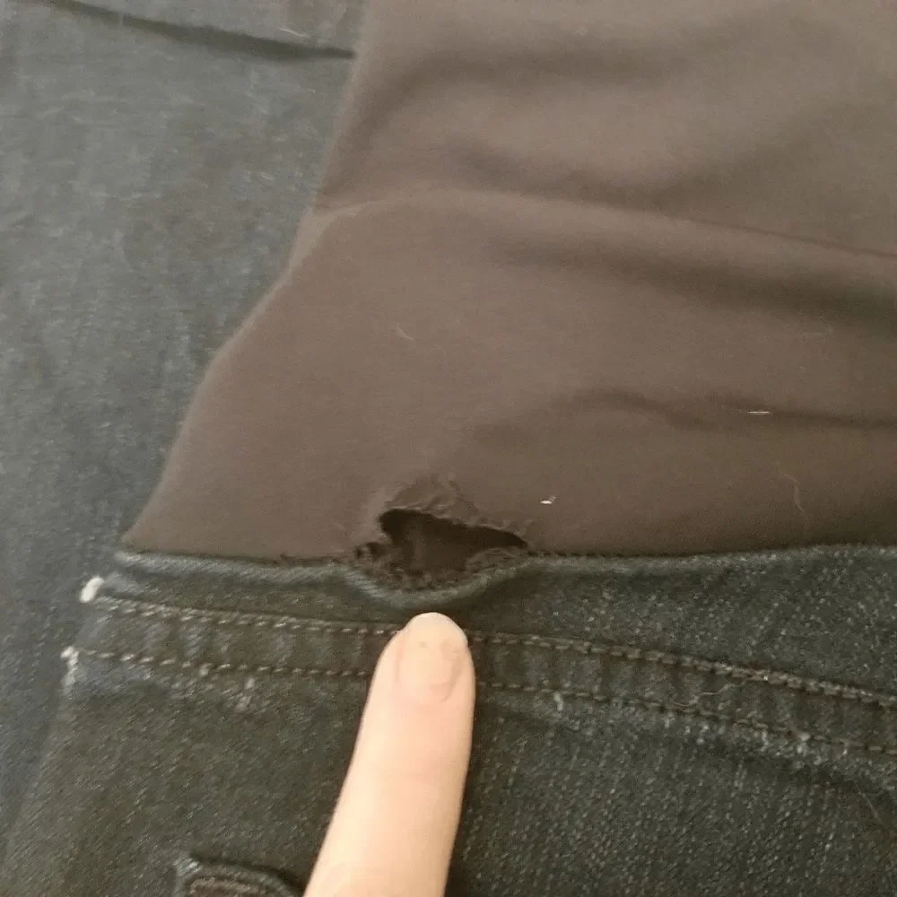 Just Black‎ Denim Maternity 27 Full Panel Jeans